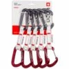 Ocun Ocún Hawk QD Wire Bio-DYN-Ring 15 Mm Quickdraw Set - 10 Cm - Pack Of 5 - Rood