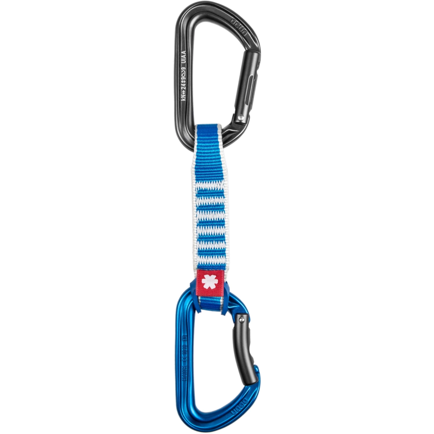 Ocun OcĂșn Hawk QD Zoom PA 15/22 Mm Quickdraw Set - 12 Cm - Pack Of 5 - Blauw - Afbeelding 2