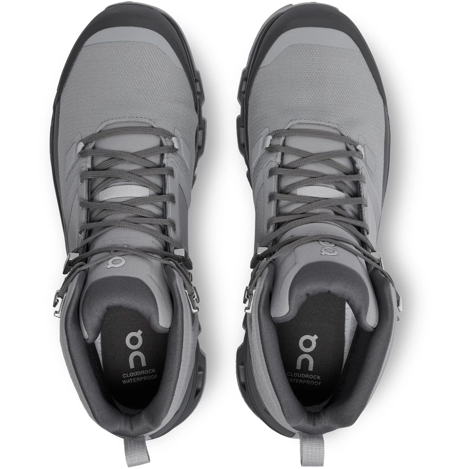 On Running On Cloudrock 2 Waterproof Wandelboots - Alloy & Eclipse - Afbeelding 4