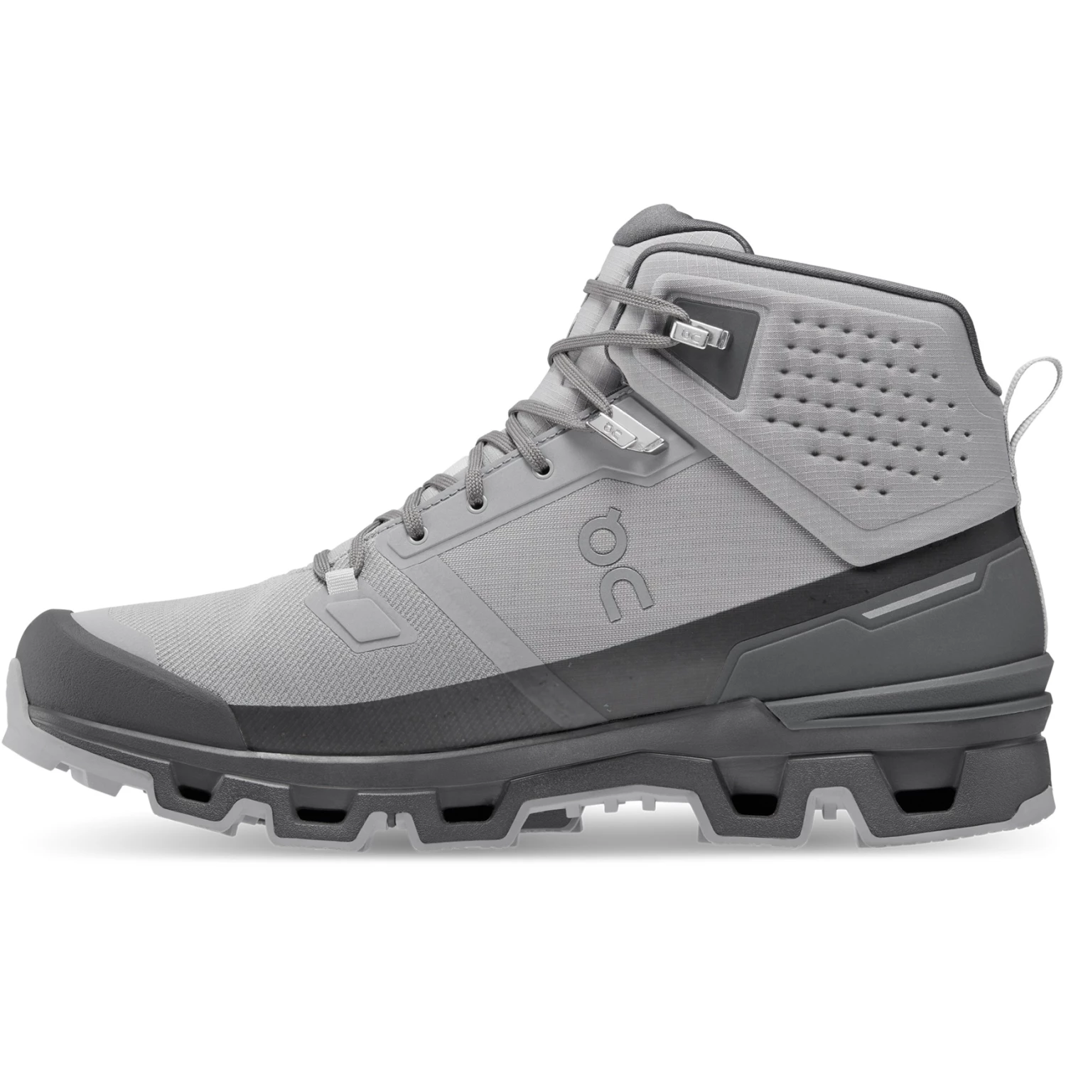 On Running On Cloudrock 2 Waterproof Wandelboots - Alloy & Eclipse - Afbeelding 3