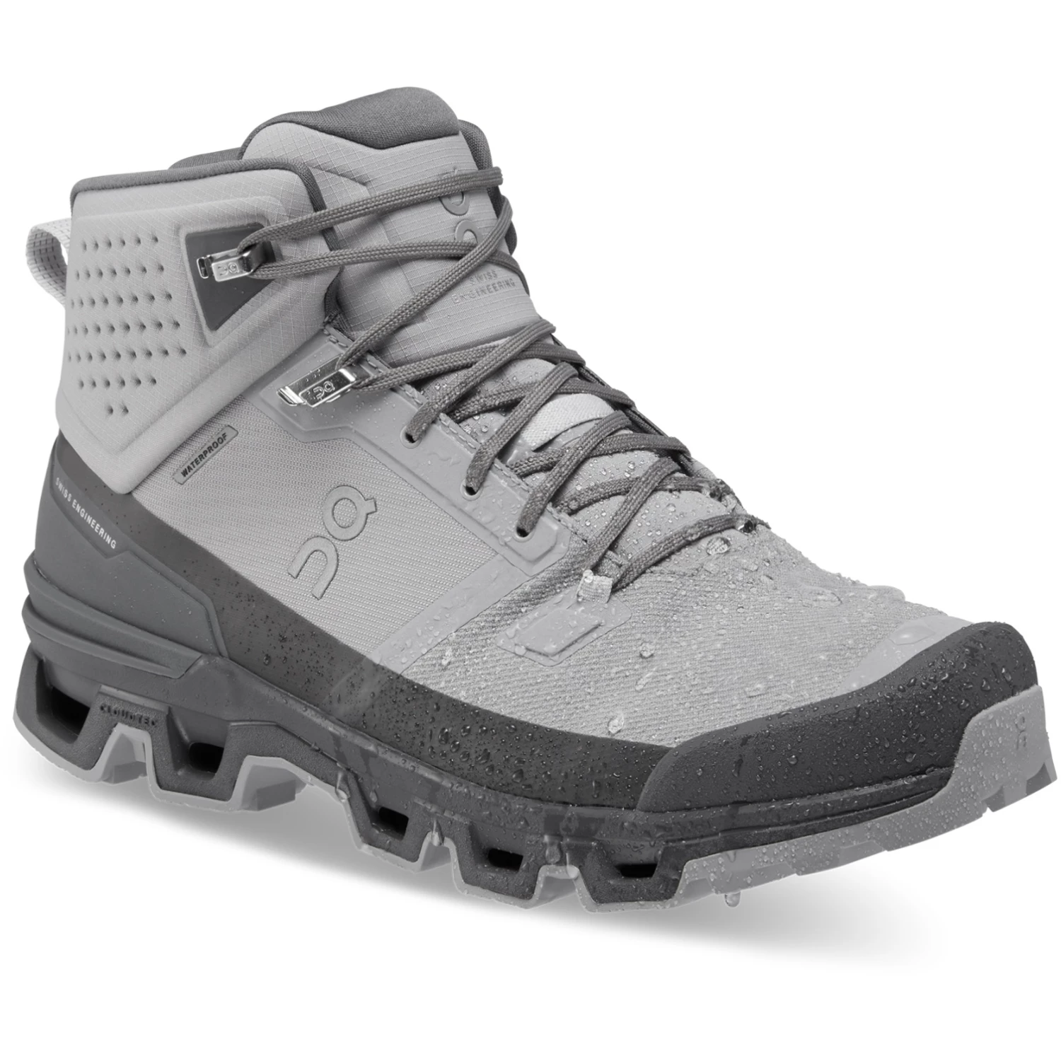On Running On Cloudrock 2 Waterproof Wandelboots - Alloy & Eclipse - Afbeelding 2