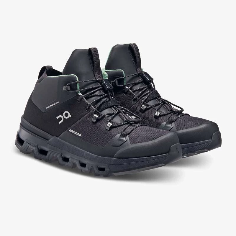 On Running On Cloudtrax Waterproof Dames Wandelschoenen - Zwart - Afbeelding 3
