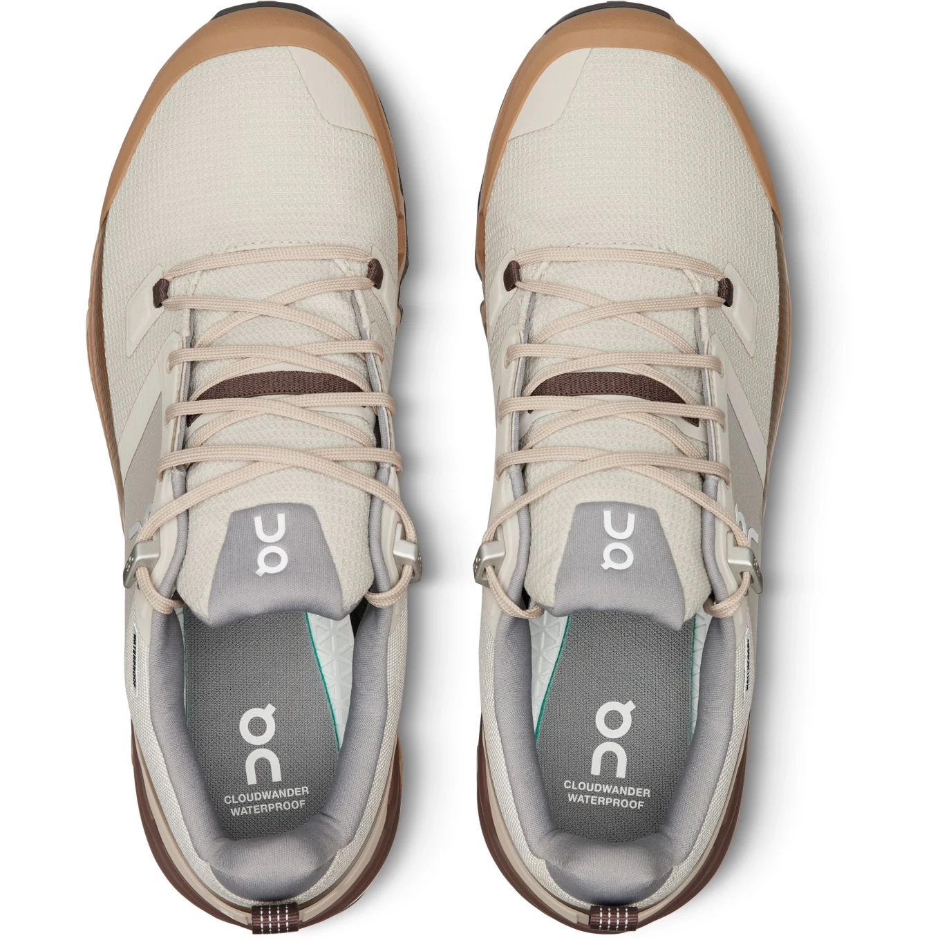 On Running On Cloudwander Waterproof Wandelschoenen - Pearl & Root - Afbeelding 5