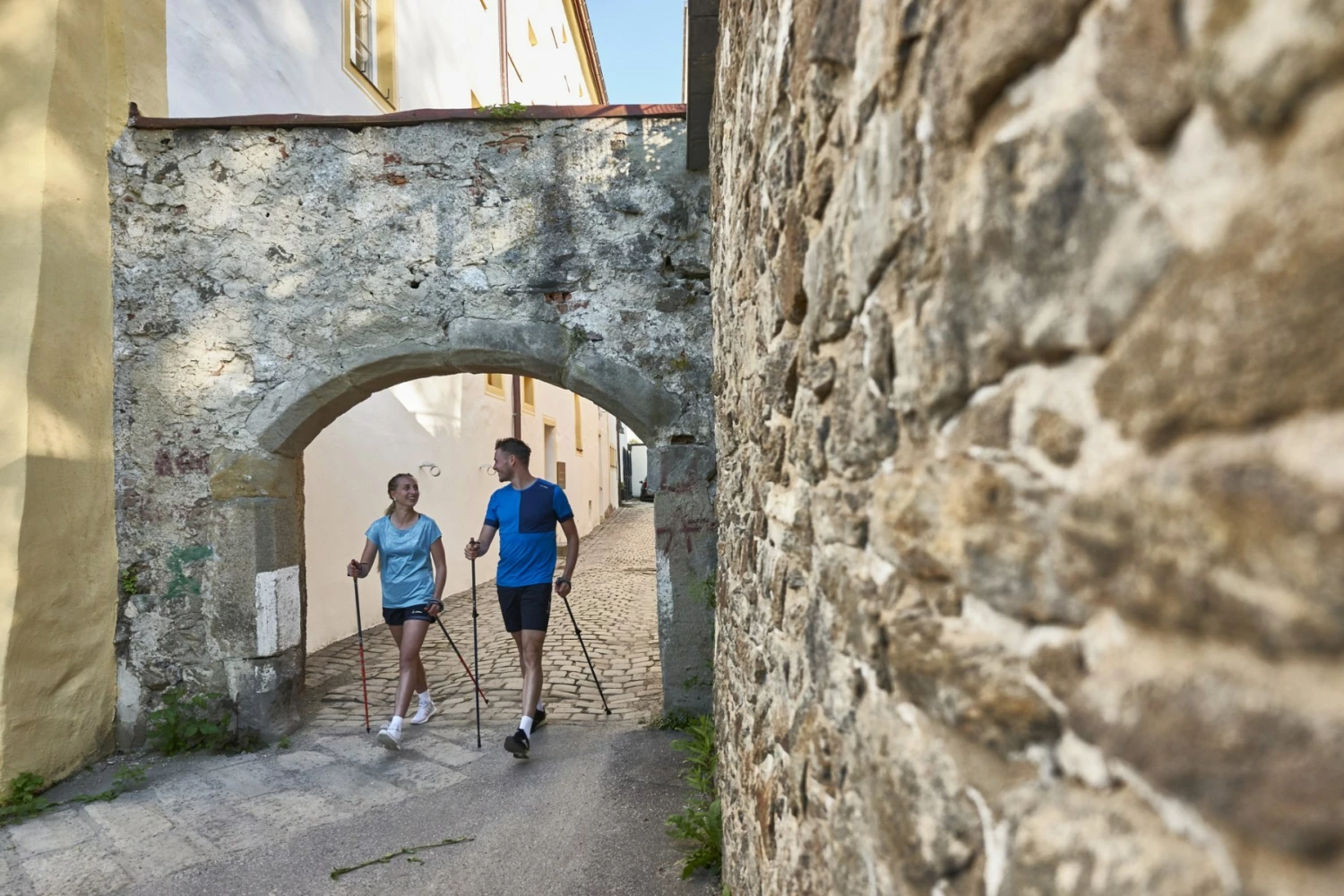 ONE WAY Team 1 MAG Nordic Walking Stokken (Paar) - Asphalt/neon Orange - Afbeelding 6