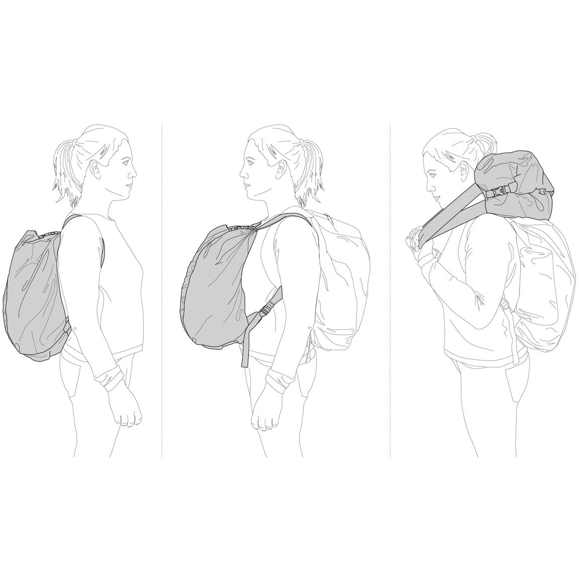 Petzl Split Touwtas - 25L - Grijs - Afbeelding 5