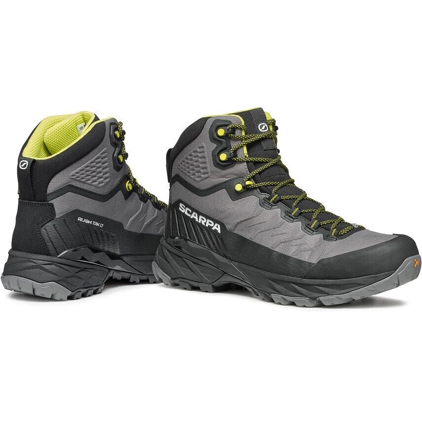 Scarpa Rush TRK LT GTX Wandelschoenen - Gray/lime - Afbeelding 2