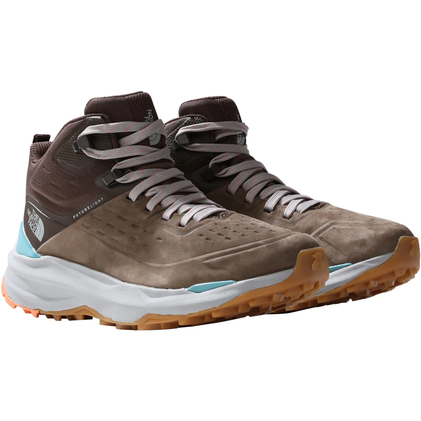 The North Face VECTIV⢠Exploris II Leer Wandelschoenen Dames - Bipartisan Brown/Demitasse Brown