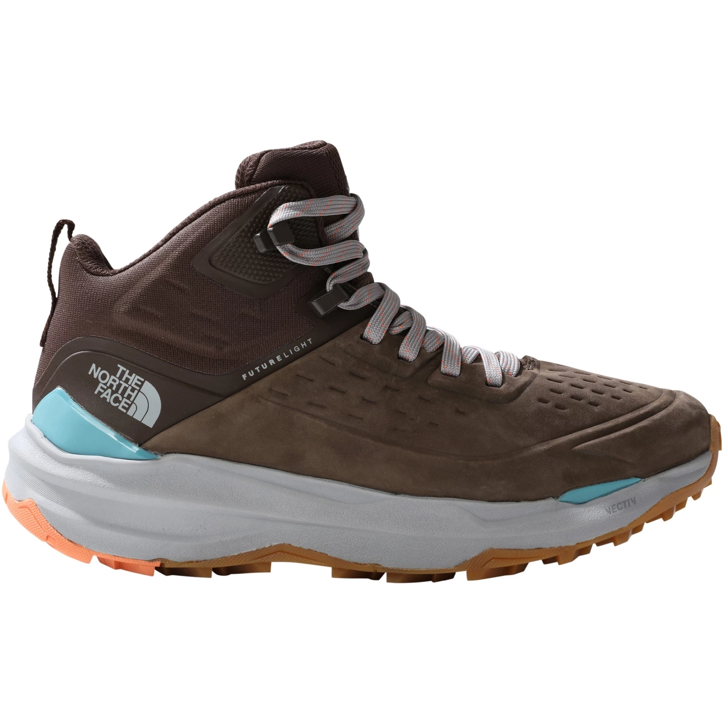 The North Face VECTIV⢠Exploris II Leer Wandelschoenen Dames - Bipartisan Brown/Demitasse Brown - Afbeelding 4