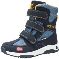 Trollkids Lofoten Kinder Winterlaarzen - Steel Blue/Black