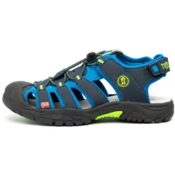 Trollkids Kvalvika Kids Sandals - Navy/viper Green