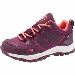 Trollkids Rondane Low Kinder Wandelschoenen - Mulberry/Peach