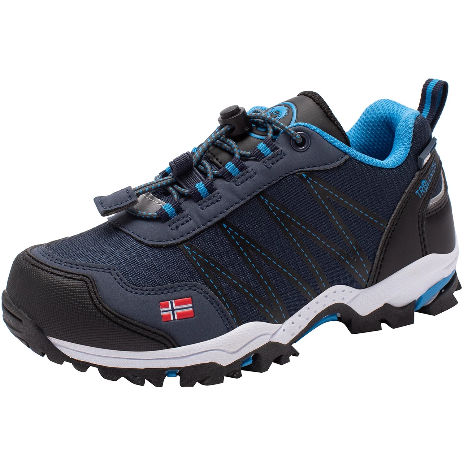Trollkids Trolltunga Hiker Low Kids Hiking Shoes - navy/medium blue Trollkids Trolltunga Hiker Low Kids Hiking Shoes - Navy/medium Blue -Edelrid Shop trollkids trolltunga hiker low kids hiking shoes navy medium blue 1 1141993